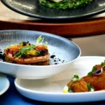 cooked food on white ceramic plate