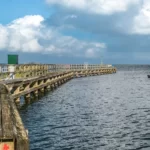 a dock over water